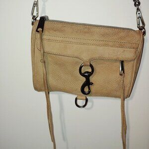 Rebecca Minkoff Mini M.A.C Crossbody Bag Tan